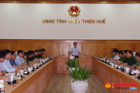 Triển khai Kế hoạch diễn tập khu vực phòng thủ thị xã Hương Thủy